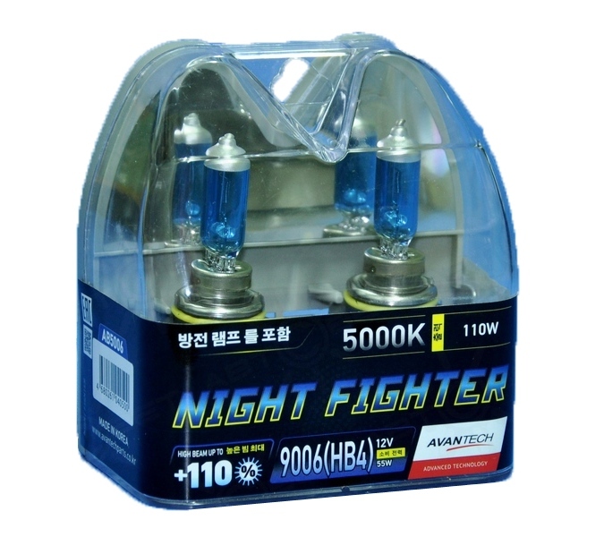 Автолампы AVANTECH HB4 NIGHT FIGHTER 12V-55W
