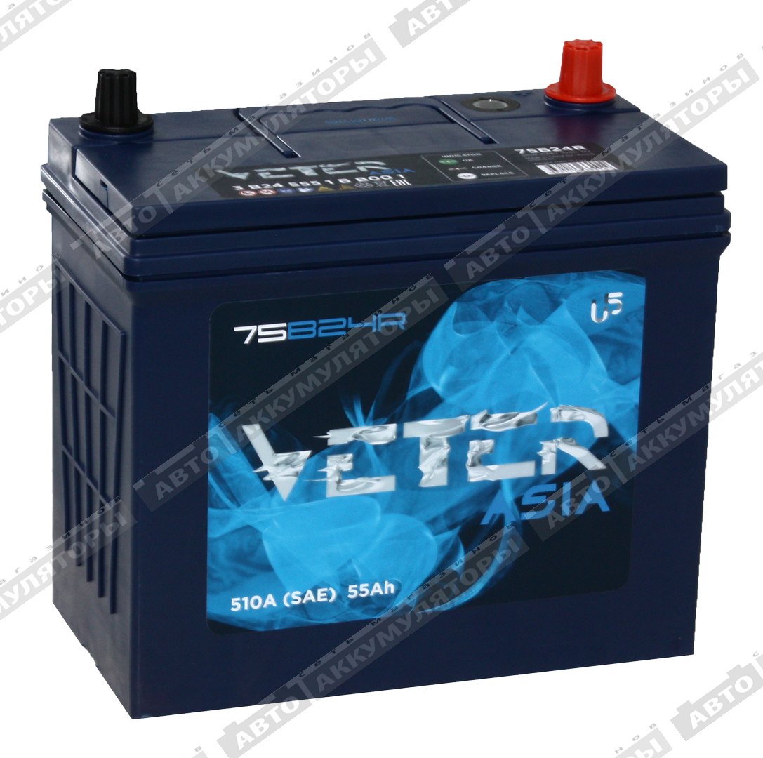 Veter NEW ASIA 6СТ-55.1 VL (75B24R)