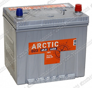 Автомобильный аккумулятор Arctic Silver 6СТ-65.0 VL (D23FL) - фото