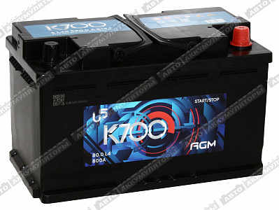 Автомобильный аккумулятор AGM 80.0 - фото Автомобильный аккумулятор AGM 80.0 - фото