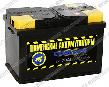 Автомобильный аккумулятор 6СТ-70.0LR Standard - фото Автомобильный аккумулятор 6СТ-70.0LR Standard - фото