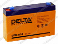 Аккумулятор тяговый Delta DTM 607 7 Ач Аккумулятор тяговый Delta DTM 607 7 Ач