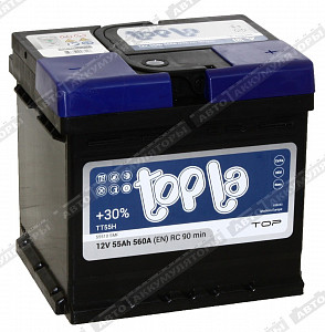 Автомобильный аккумулятор TOP 55.0 (Куб) - фото Автомобильный аккумулятор TOP 55.0 (Куб) - фото
