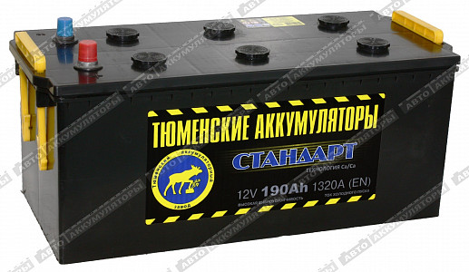 Грузовой аккумулятор 6СТ-190.4L Standard (конус. кл.) - фото Грузовой аккумулятор 6СТ-190.4L Standard (конус. кл.) - фото