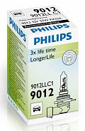 Автолампа 12В PHILIPS HIR2 12V-55W PX22d LongLife 9012LLC1